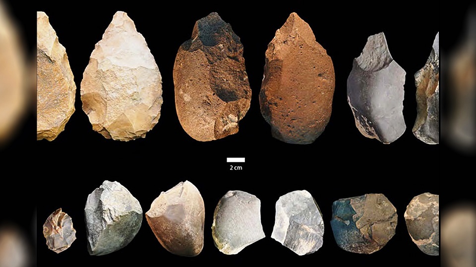 Serie de herramientas de minerales y rocas